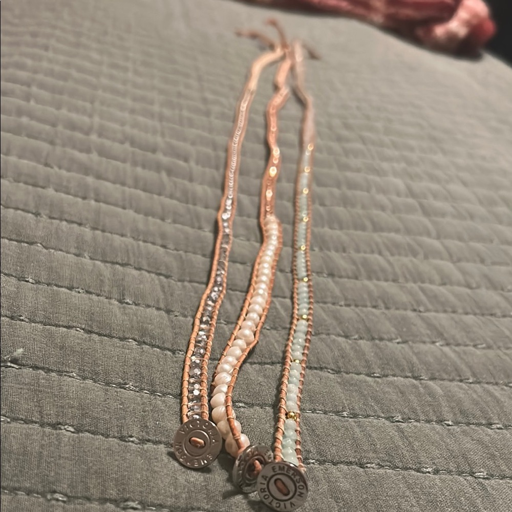 Victoria Emerson Elegant Beaded Bracelet Set